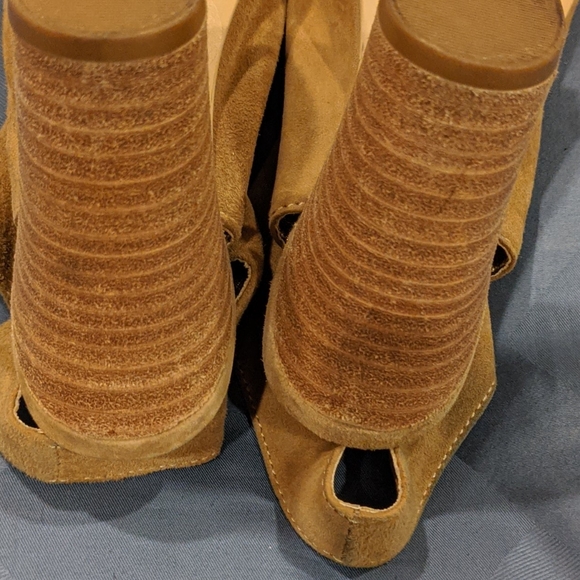 Slingback suede booties - Picture 7 of 8